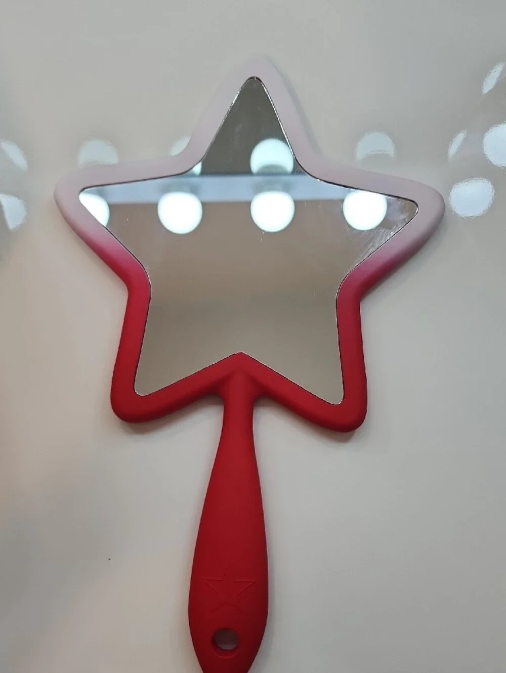 Jeffree Star Hand Mirror in Red Ombre